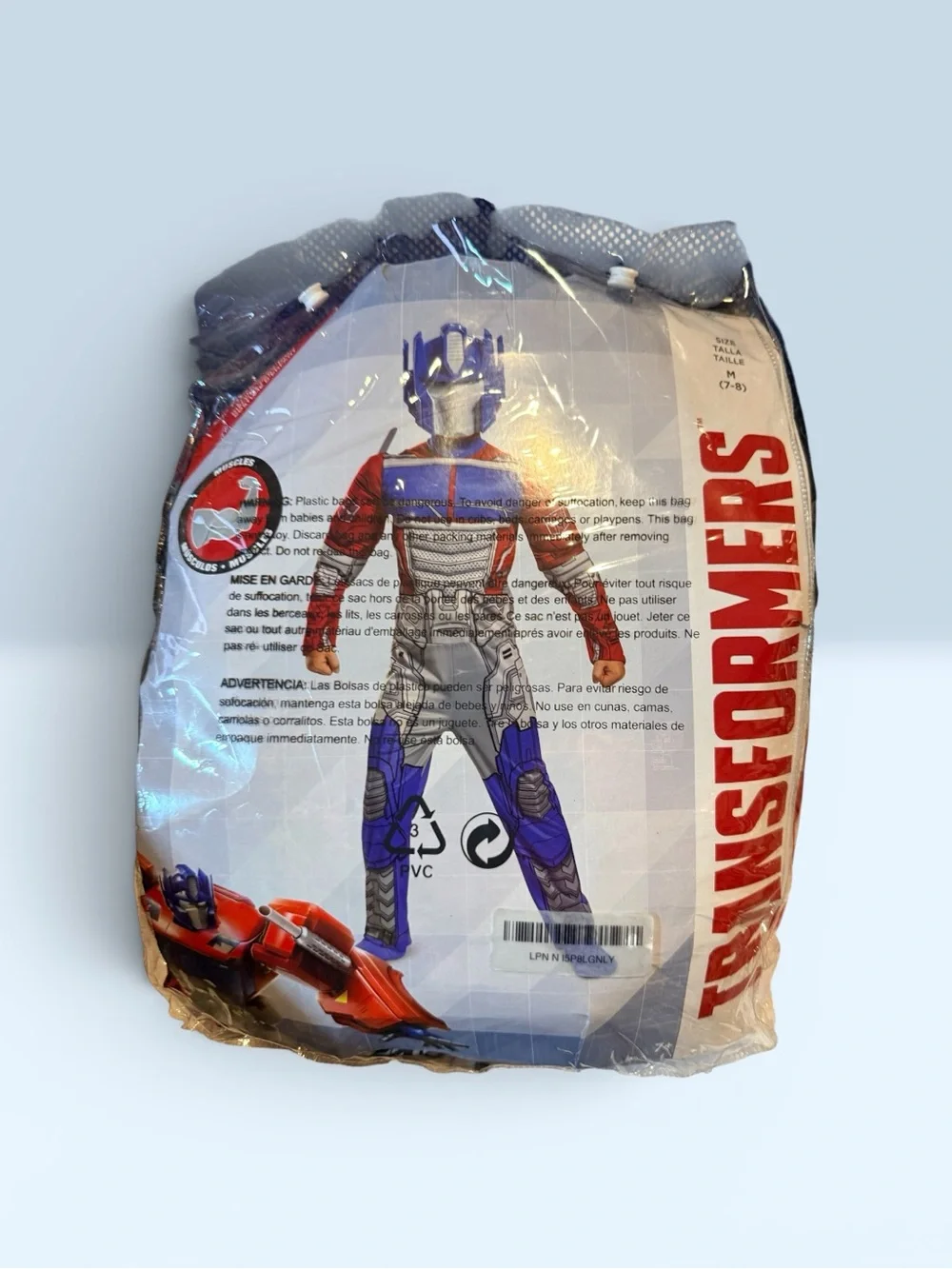 Optimus Prime Kids Costume - Blue & Red Transformer with Mask